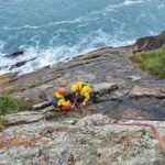 Bombeiros realizam resgate de corpo na trilha da Lagoinha do Leste